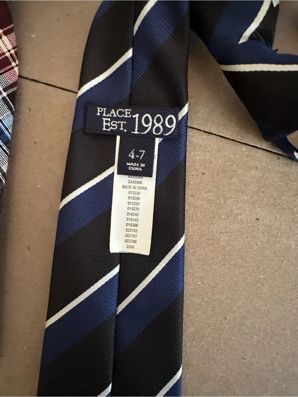 Bundle of 2 Little Boys Ties Necktie and Clip On Ties